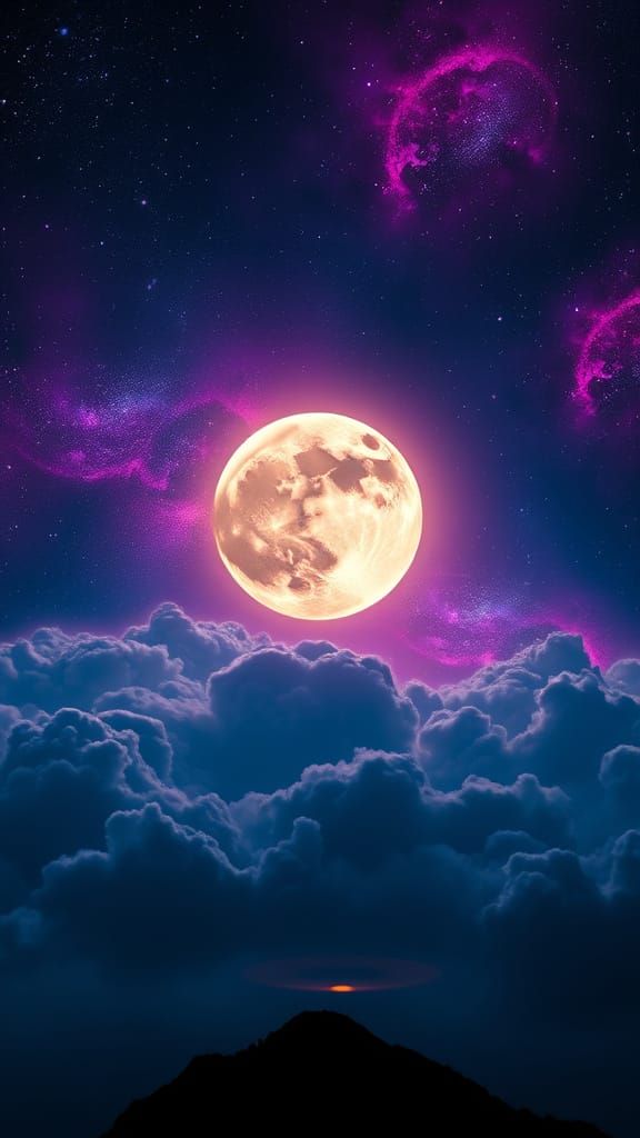 Moon Over Galaxy in IMAX Quality