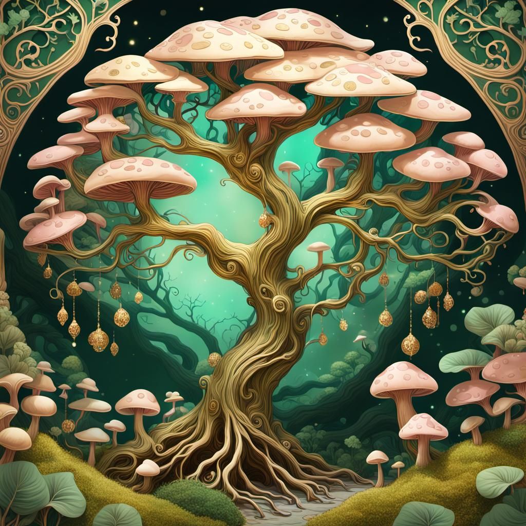 Enchanted Garden: Art Nouveau Miniature Landscape