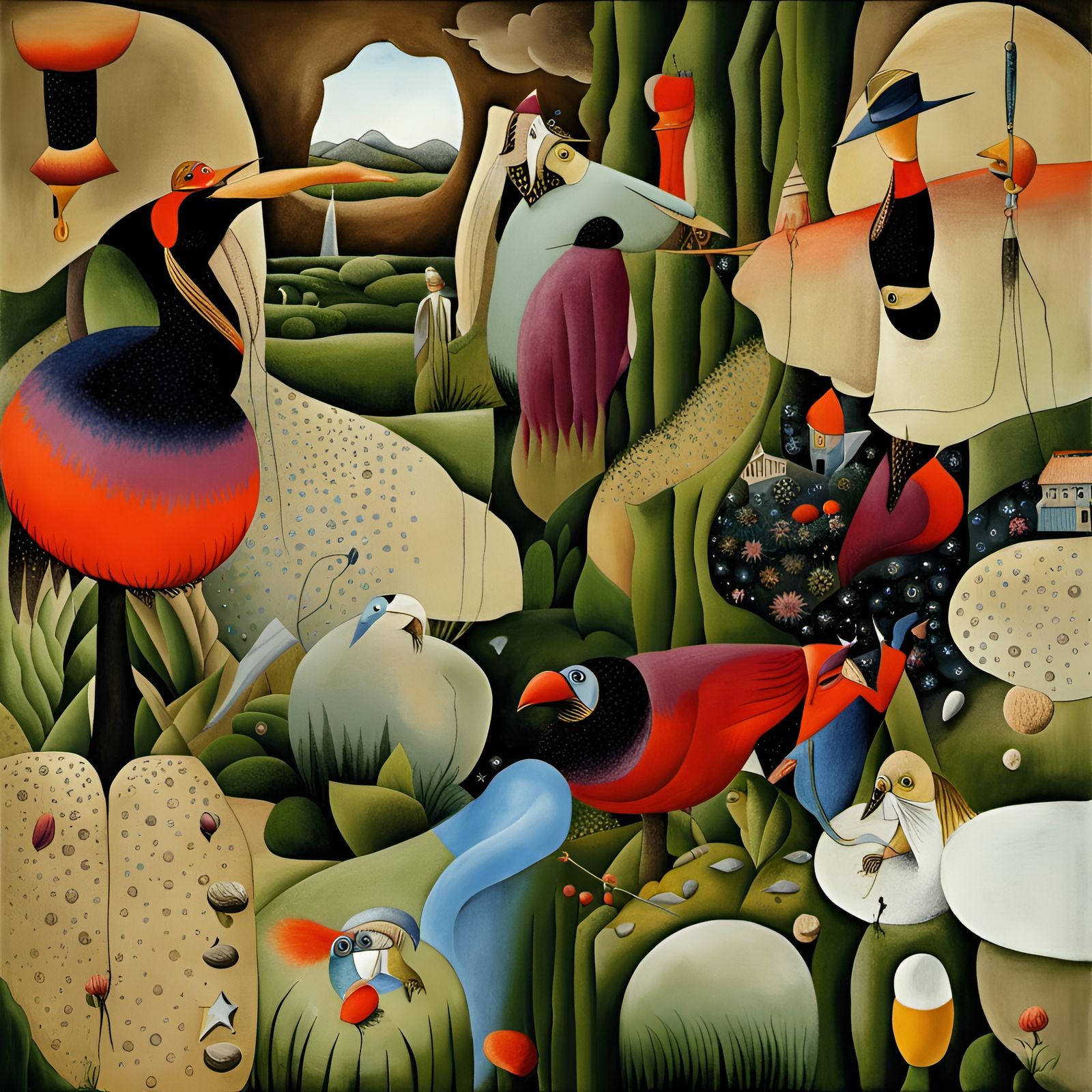 Hyperrealistic Abstract Art of Rock Singers