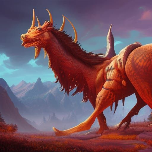 Fantastical Matte Painting of Lil Nas X