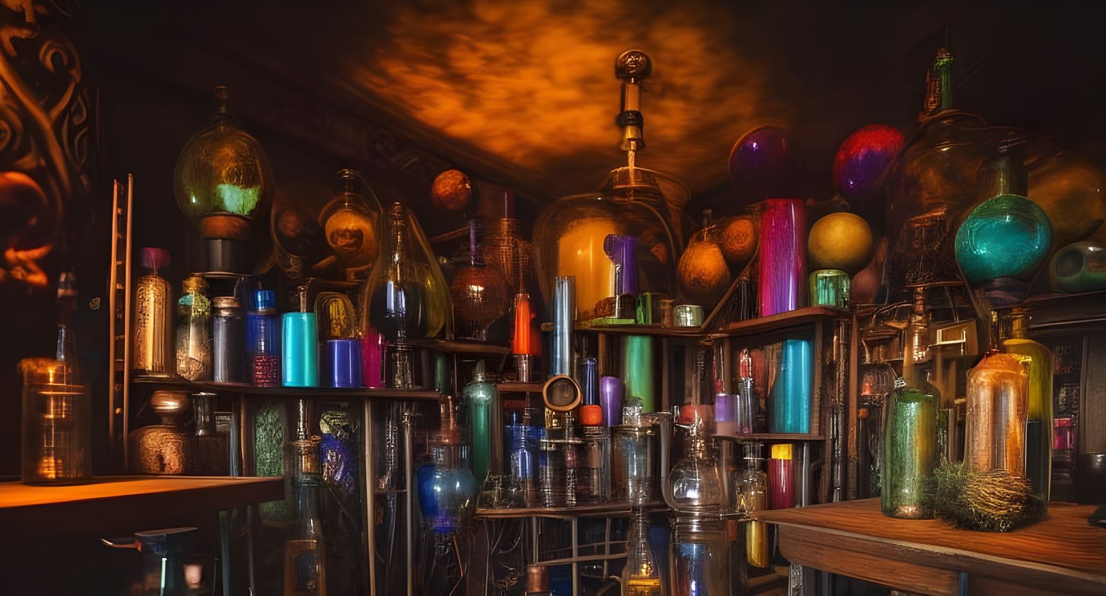 Magical labs of the fantasy realm