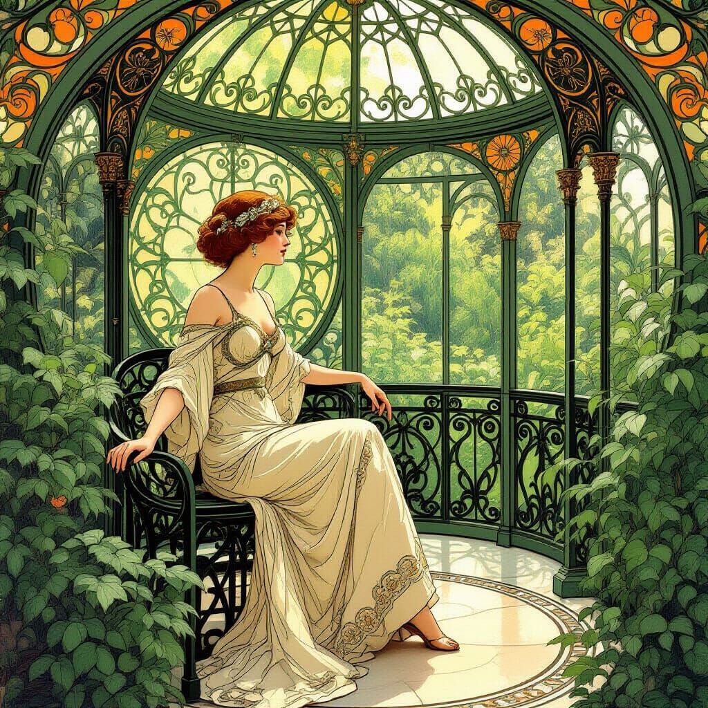 Art Nouveau Solarium Design