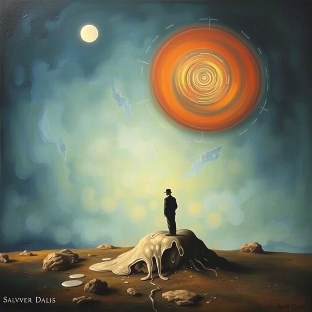 Surrealist Masterpiece: Time Melts in a Dali-Inspired Scene