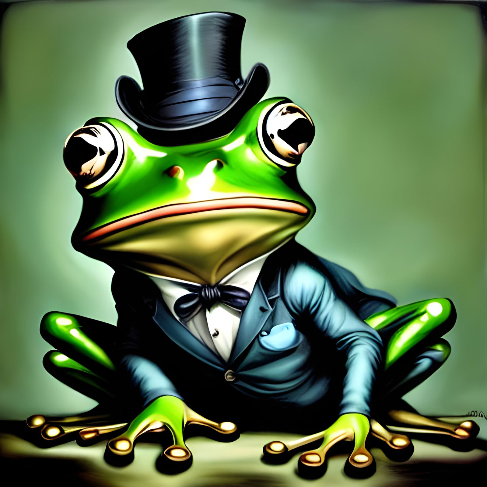 AI Generated Whimsical Frog