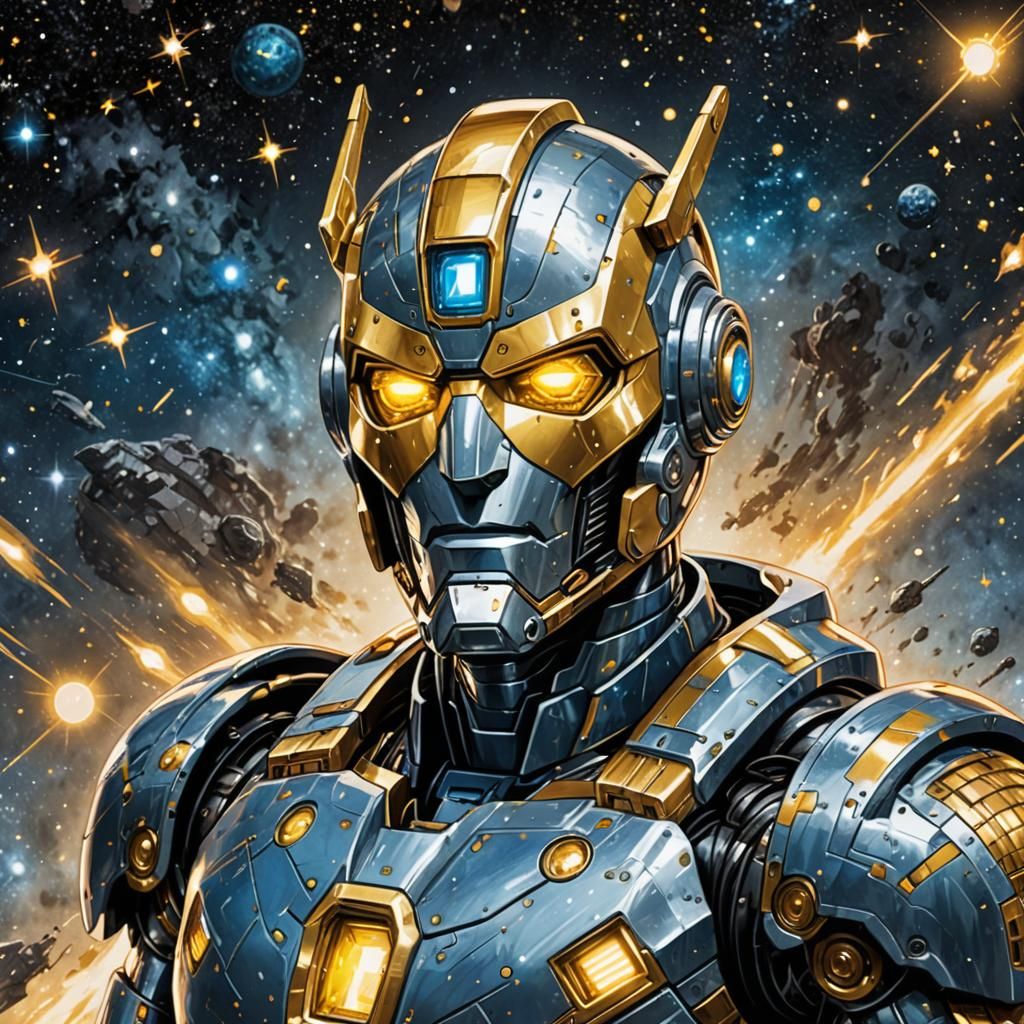 Giant Robot Hero in Cosmic Arena