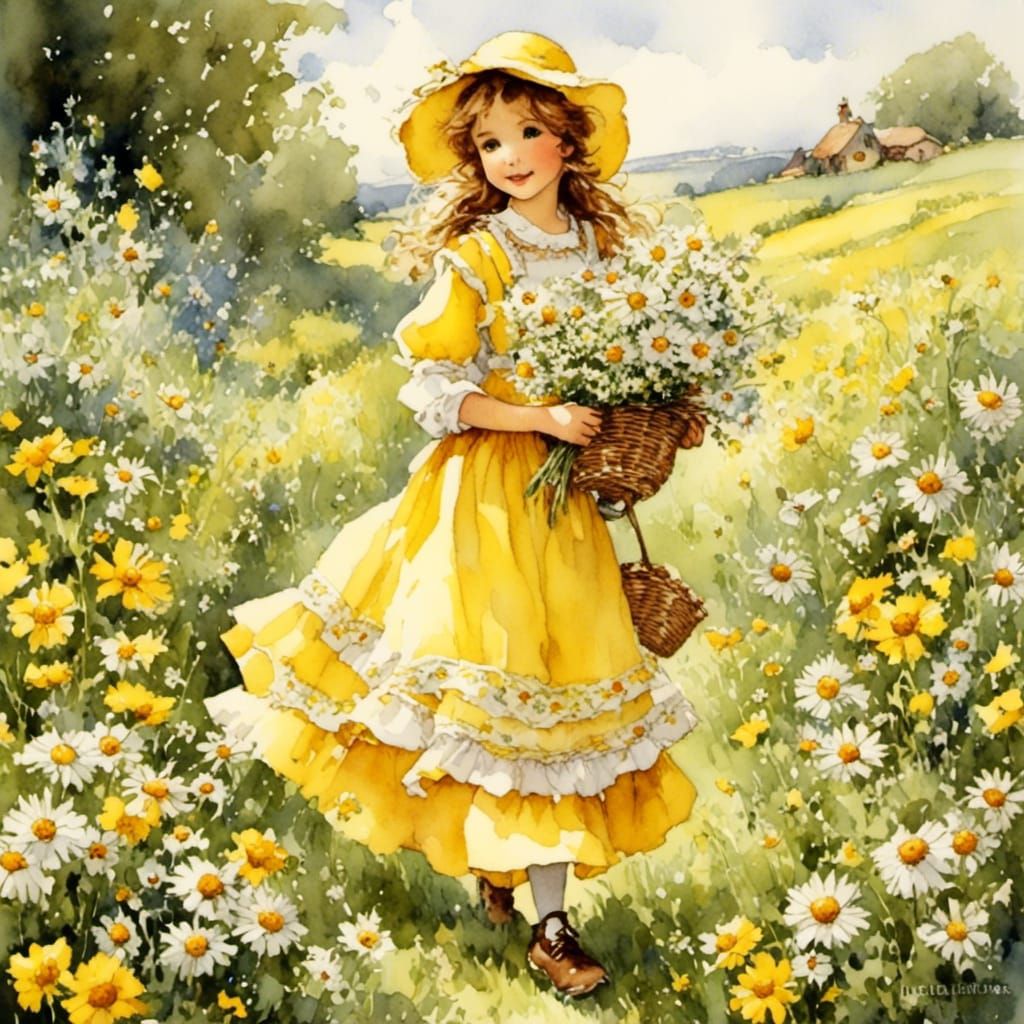 Girl in Yellow Dress