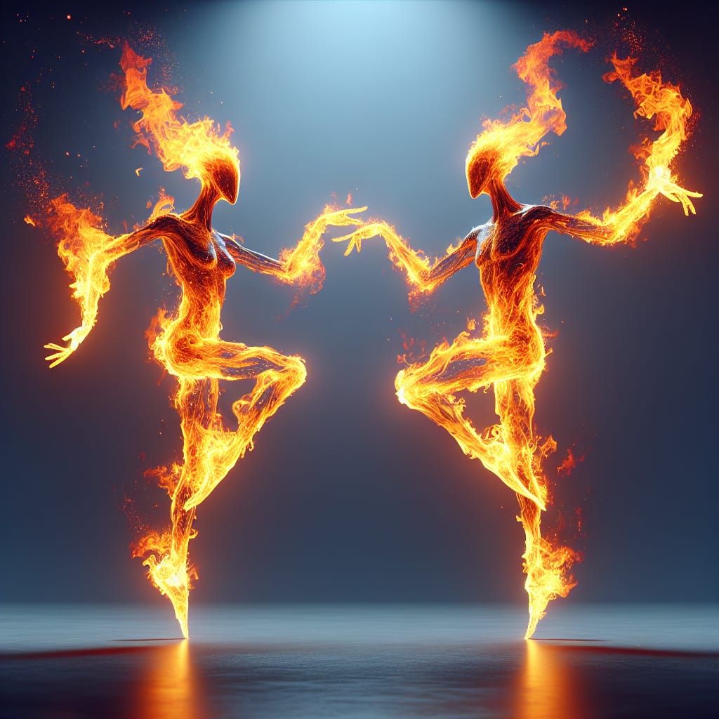 Dancing flames