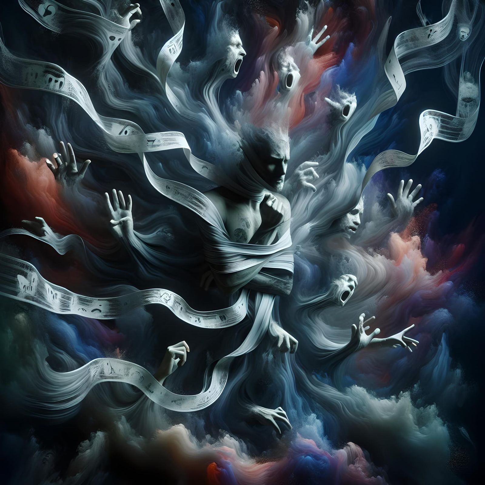 Ethereal Struggle: 'The Voice That Strangles Me'