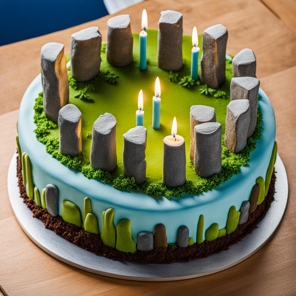 Stonehenge Birthday Cake: A Sweet Celebration