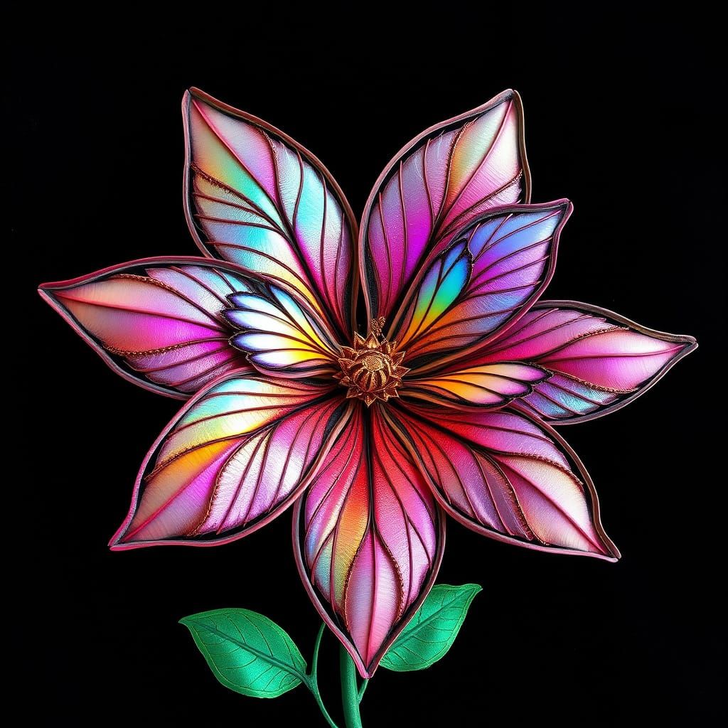 BUTTERFLY WING FLOWER (2)