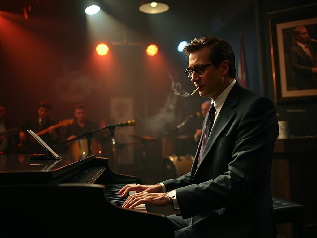 Noir Jazz Club Piano Player