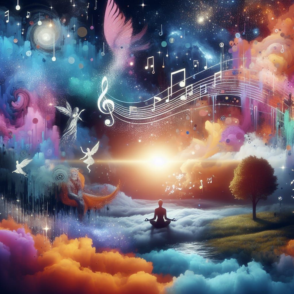 Dreamlike Fairy Tale Scene with Hopeful Imagery