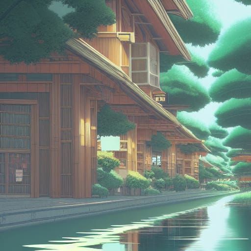 Kobeni Higashiyama Hooters: Studio Ghibli Anime Style