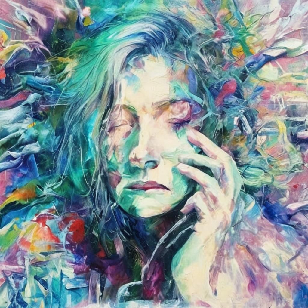 Self-Sacrificing Portrait in Francis Bacon Style