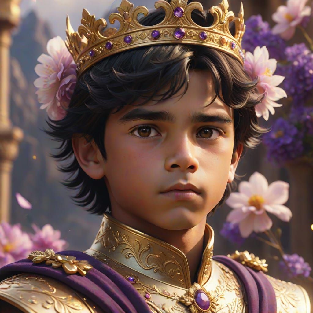 Godlike Child Dancing with the Wind