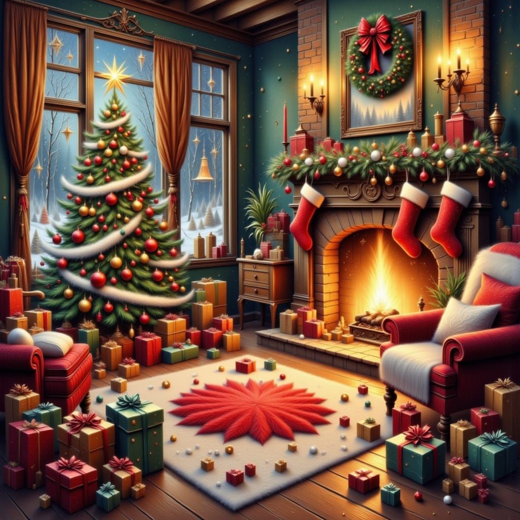 <lora:Winter Feiertage:1.0> <lora:Moonchild Christmas:1.0> <lora:Christmas Glow 1-02:1.0> <lora:Christmas Empaste:1.0> C...