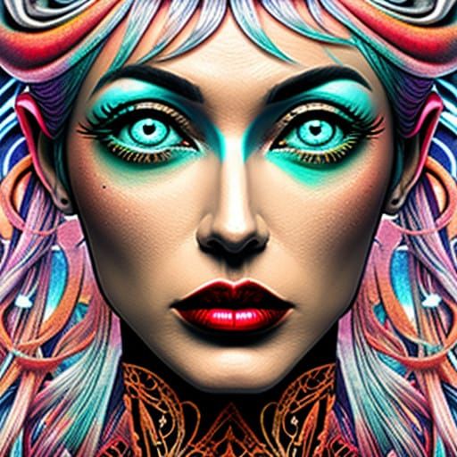 Ethereal Dreamscapes in Vibrant Abstraction