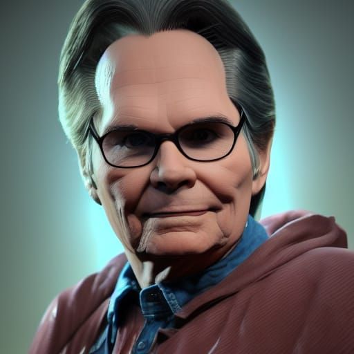 Hyperrealistic Portrait Rendered in Cinema 4D