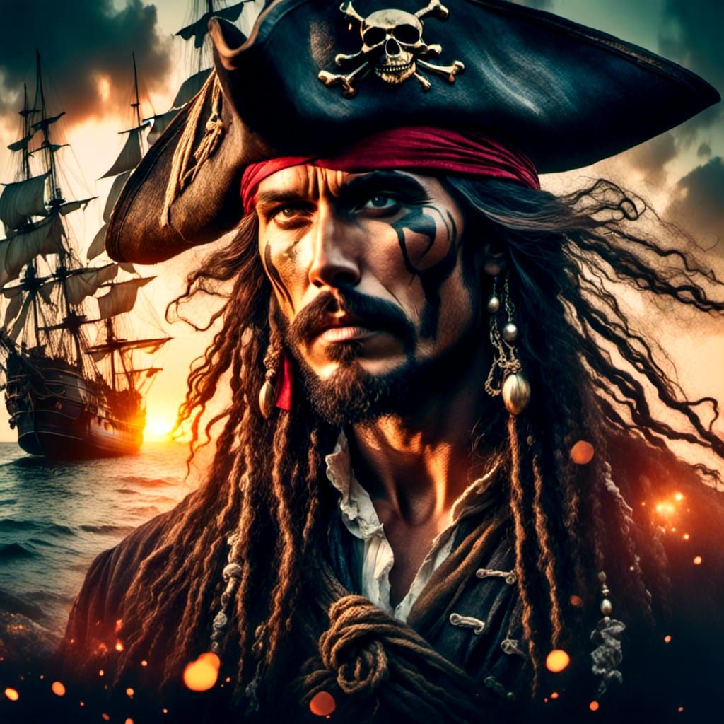 The pirate and the ship he loved