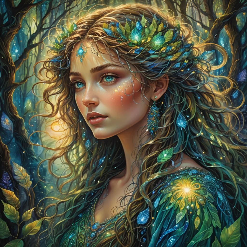 Glowing Gossamer Model Not 1