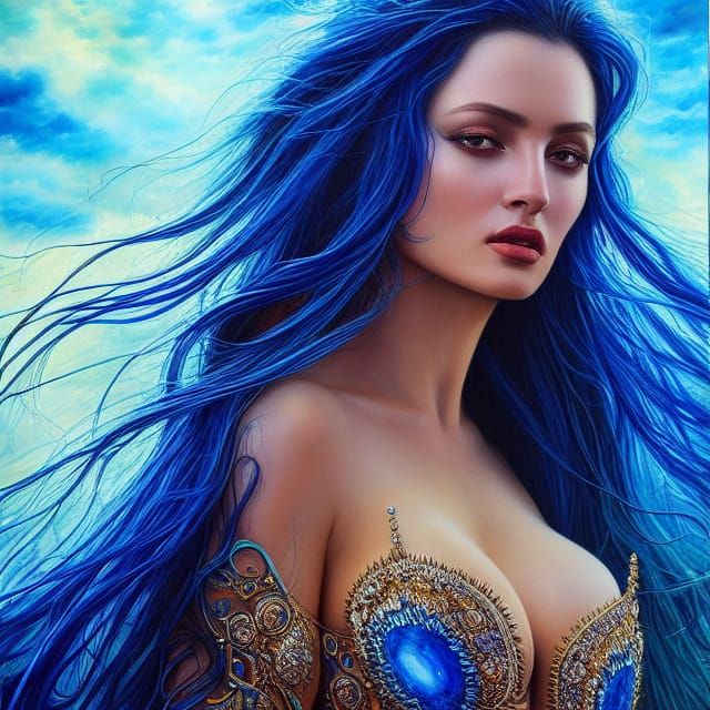 Sensual Moldovan Woman: Ethereal Fantasy Portrait