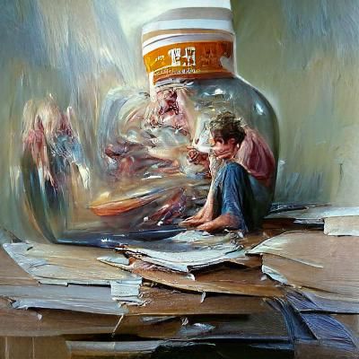 ADHD: Oil Painting in James Gurney Style