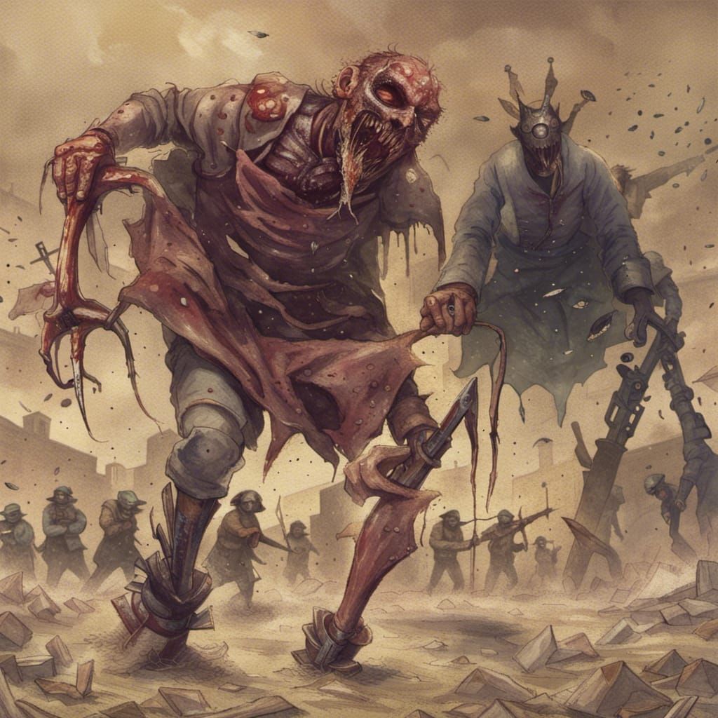 Cannibal Dismemberment: A Graphic AI-Generated Image