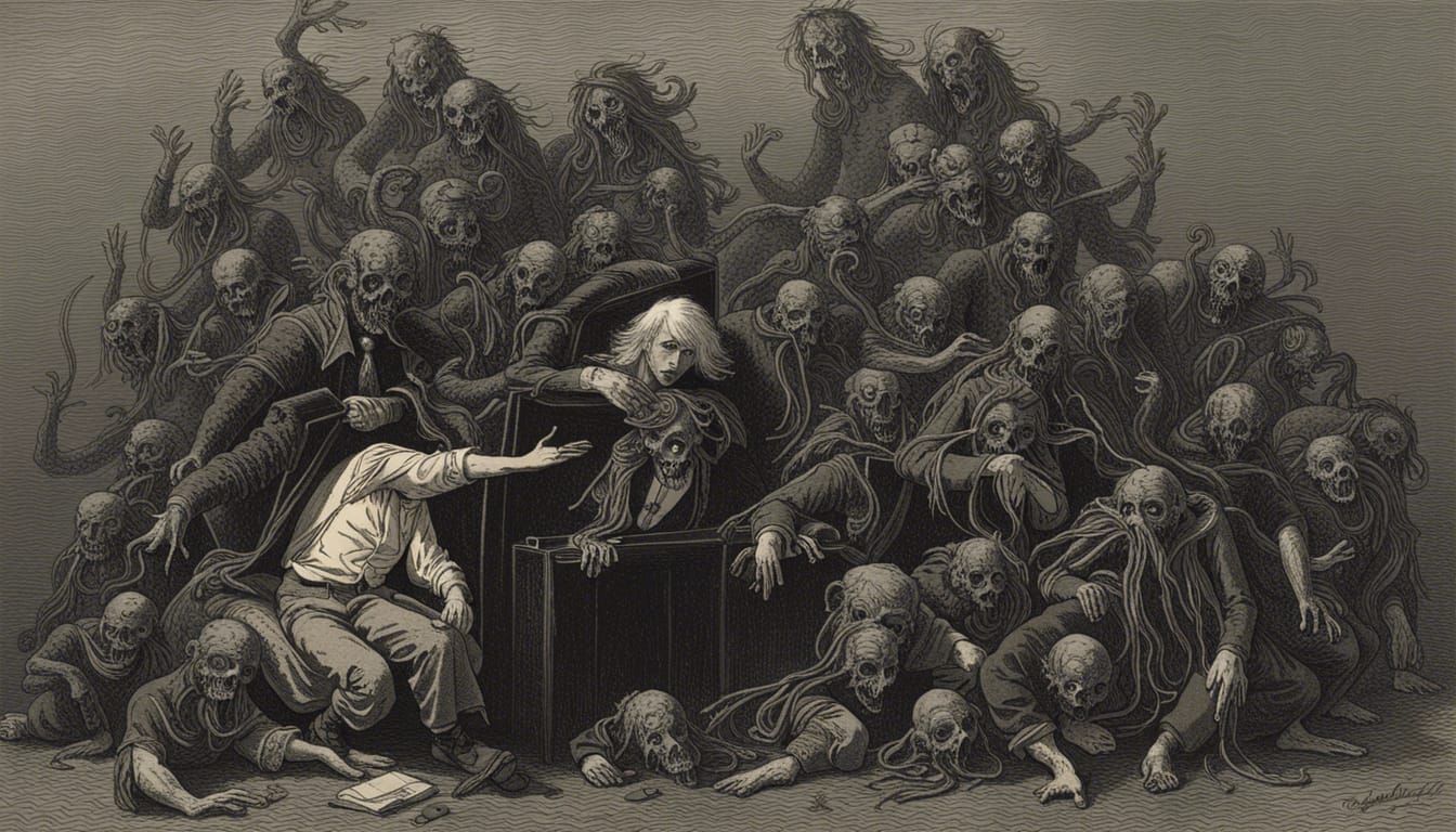 Dark Horror: Mental Masochism in Doré Style