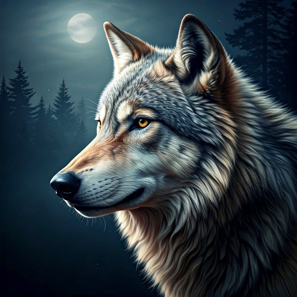 A Wolf Portrait