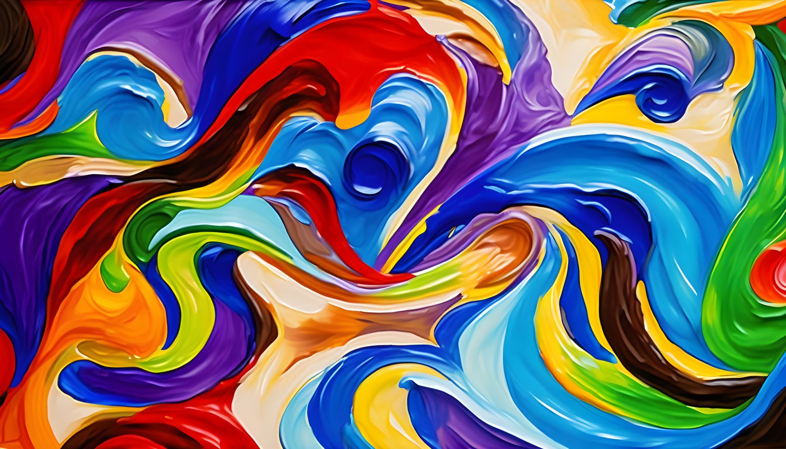 Abstract Impasto: Infinite Layers of Cosmic Paint