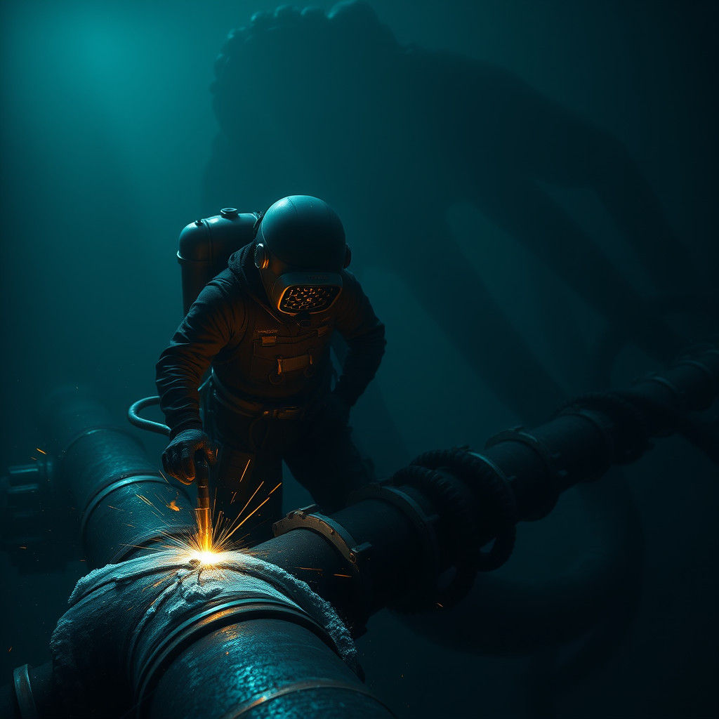 Deep-Sea Welder Encounters Lovecraftian Horror