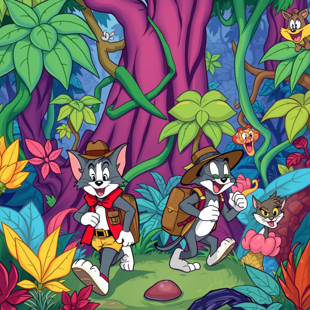 Tom and Jerry's Cartoon Jungle Adventure