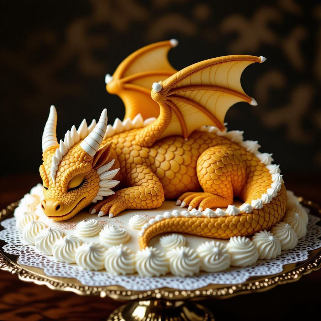 Marzipan Cake Dragon