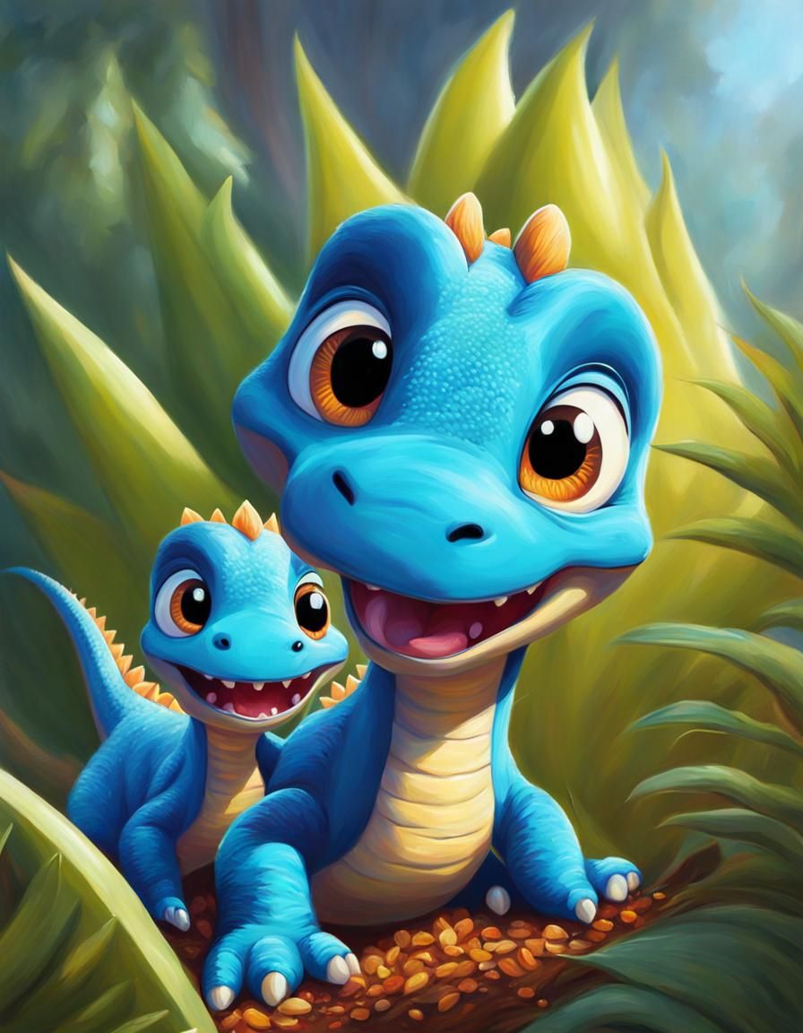 Hello, I'm Inferno, a very, very dangerous dragon! Behind me you can see my brother Norbert.