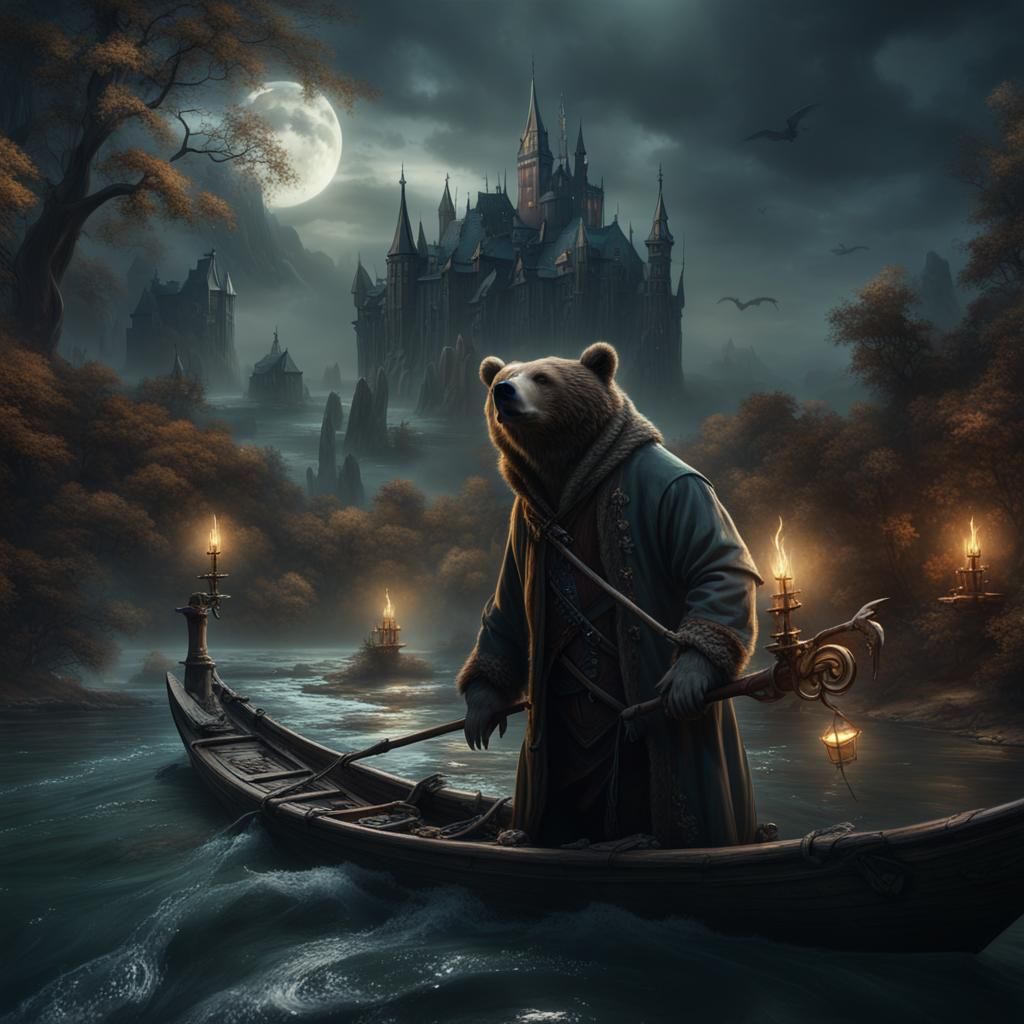 Spectral Sail on the River of Wraiths