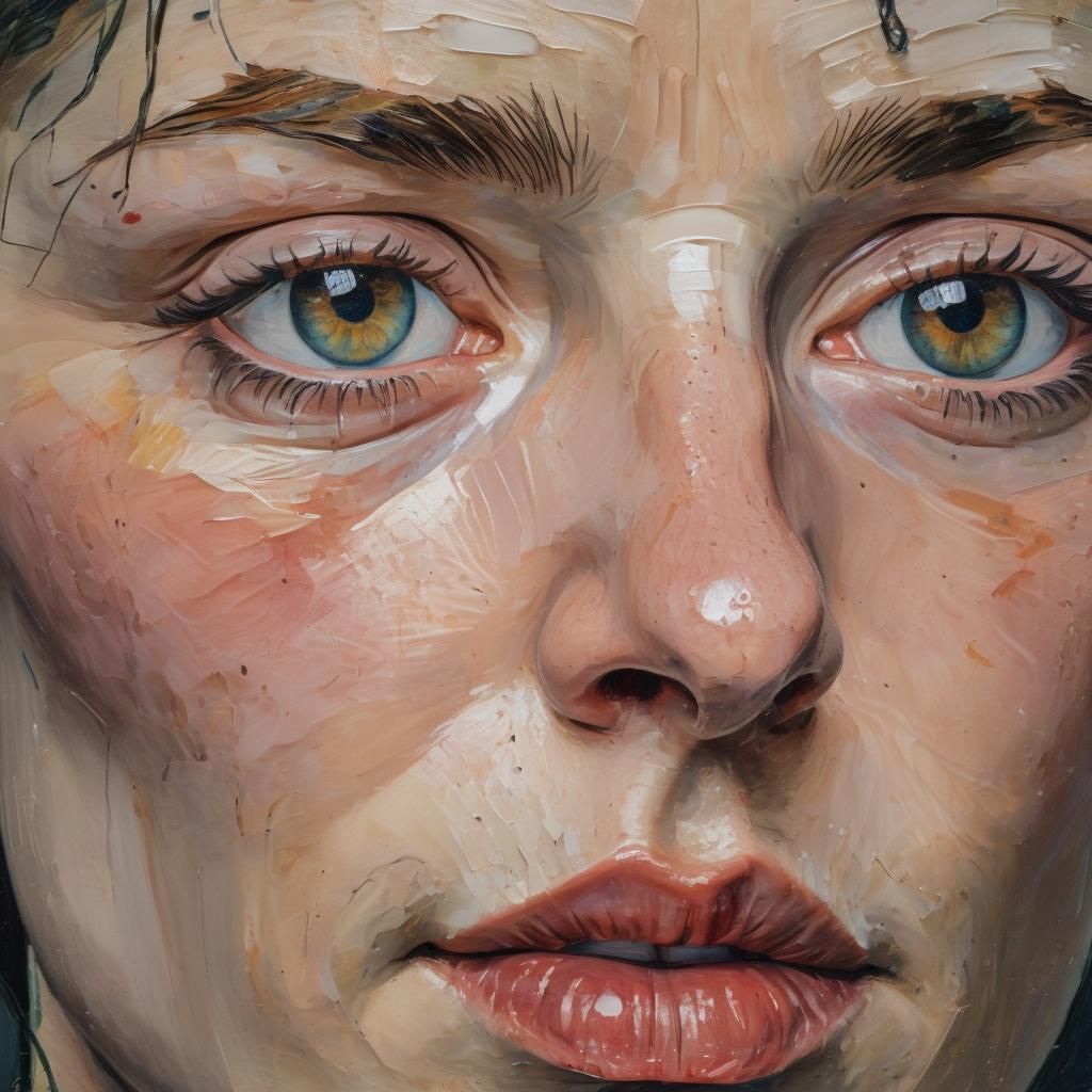 Emotional Human Portrait in Expressionist Neo-Impressionism ...