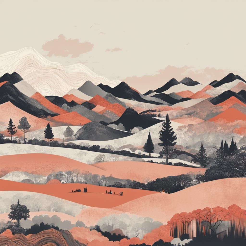 Abstract Feminist Landscape Art