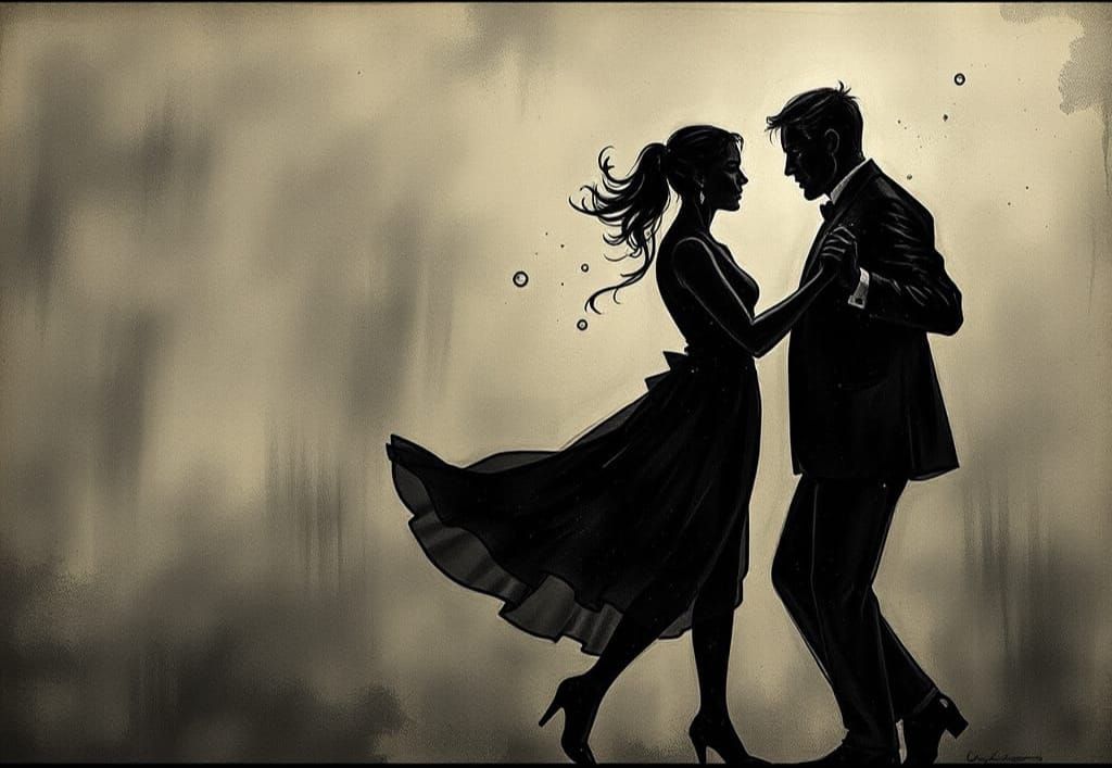 Two Dancers in Perfect Harmony