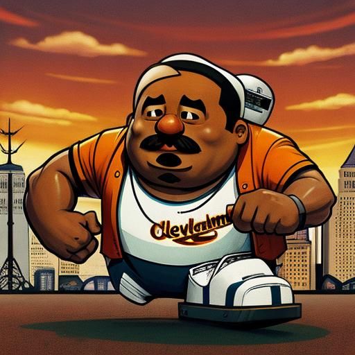AI Generated Image of Cleveland Brown