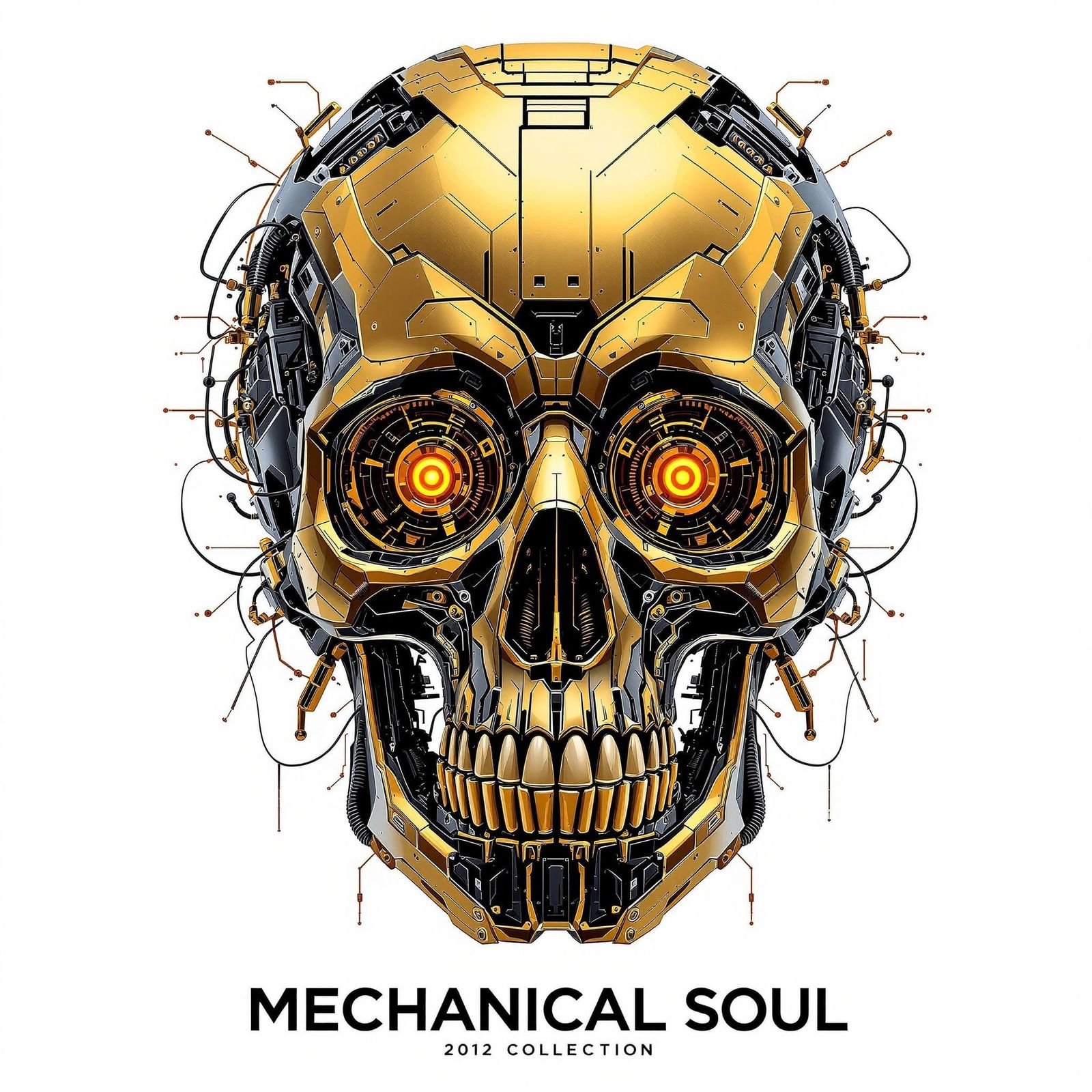 Biomechanical Skull: Hyperrealistic Anatomy and Machinery Fu...