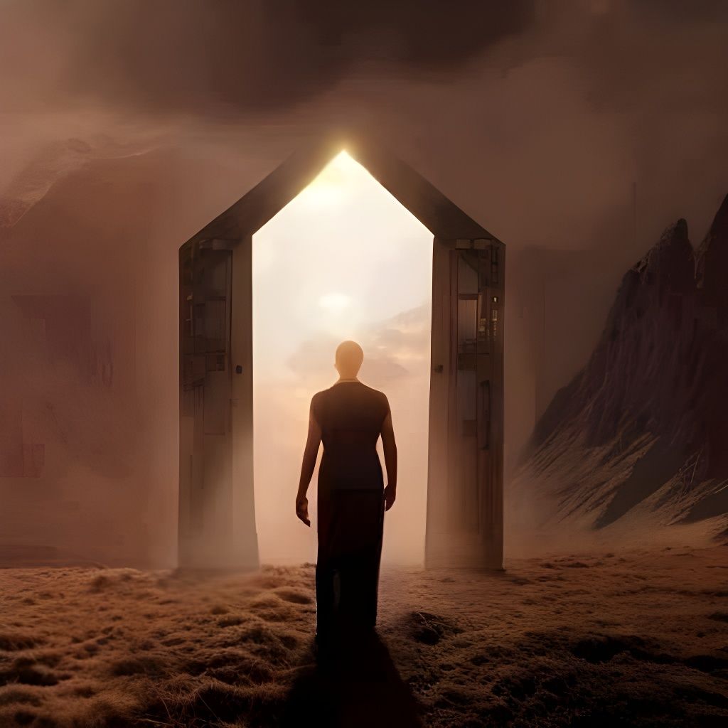 Window Frame Portal to Another World