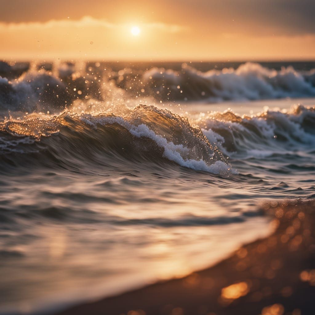 Vibrant Coastal Scene Captured in Cinematic Style