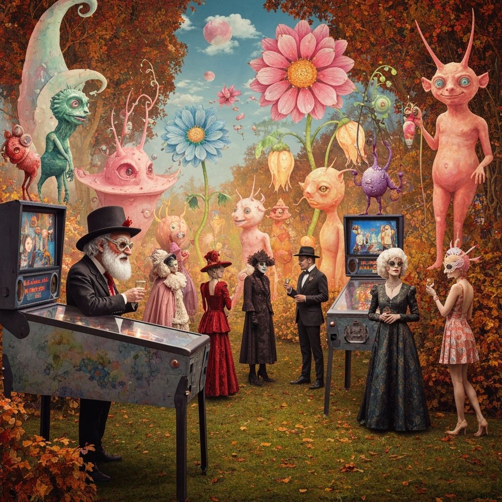 Surreal Garden Party Inspired by Bosch and Klimt