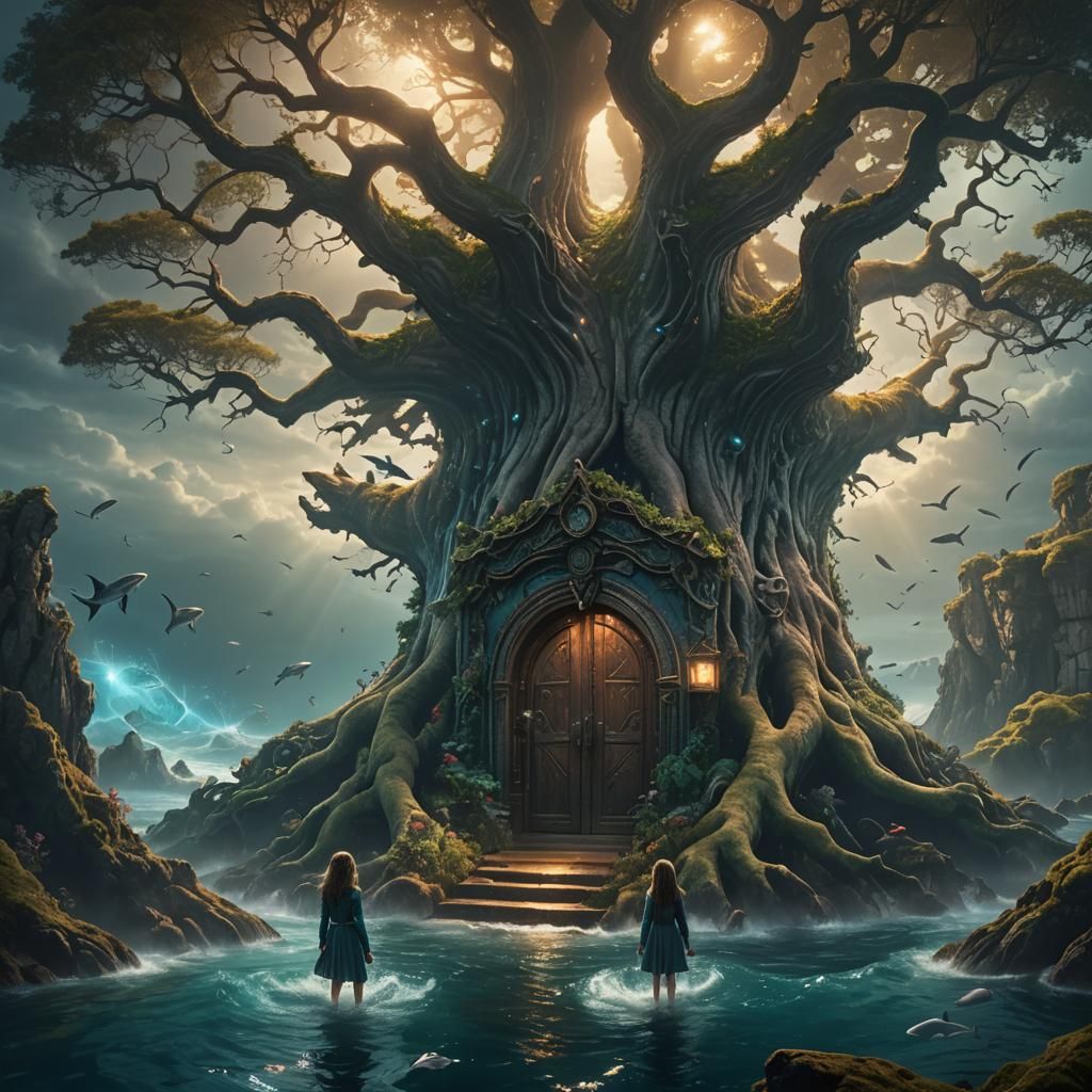 Sisters Discover Magic Portal to Underwater World