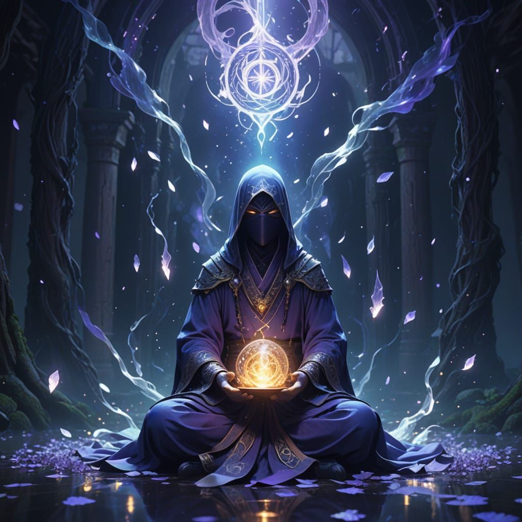 Ethereal Sorcerer Unveils the Mystical Future