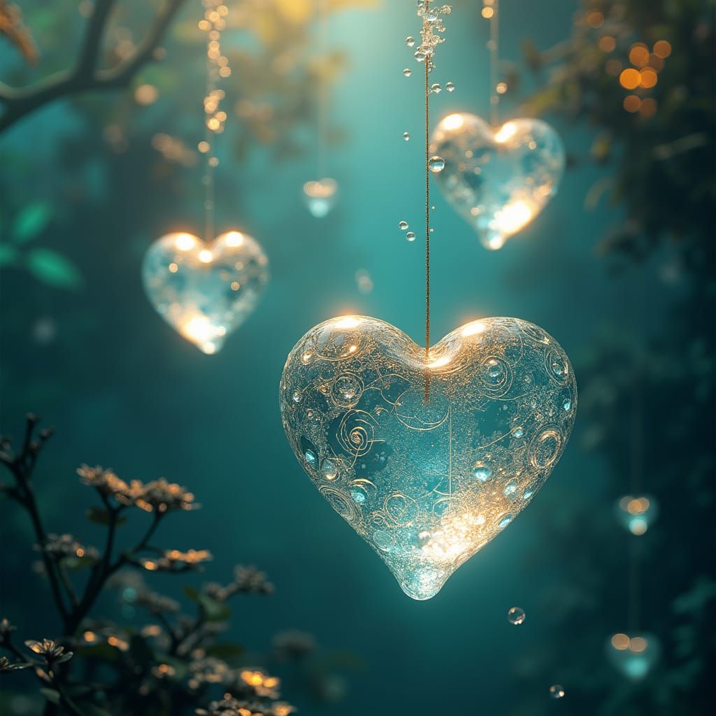 Water hearts