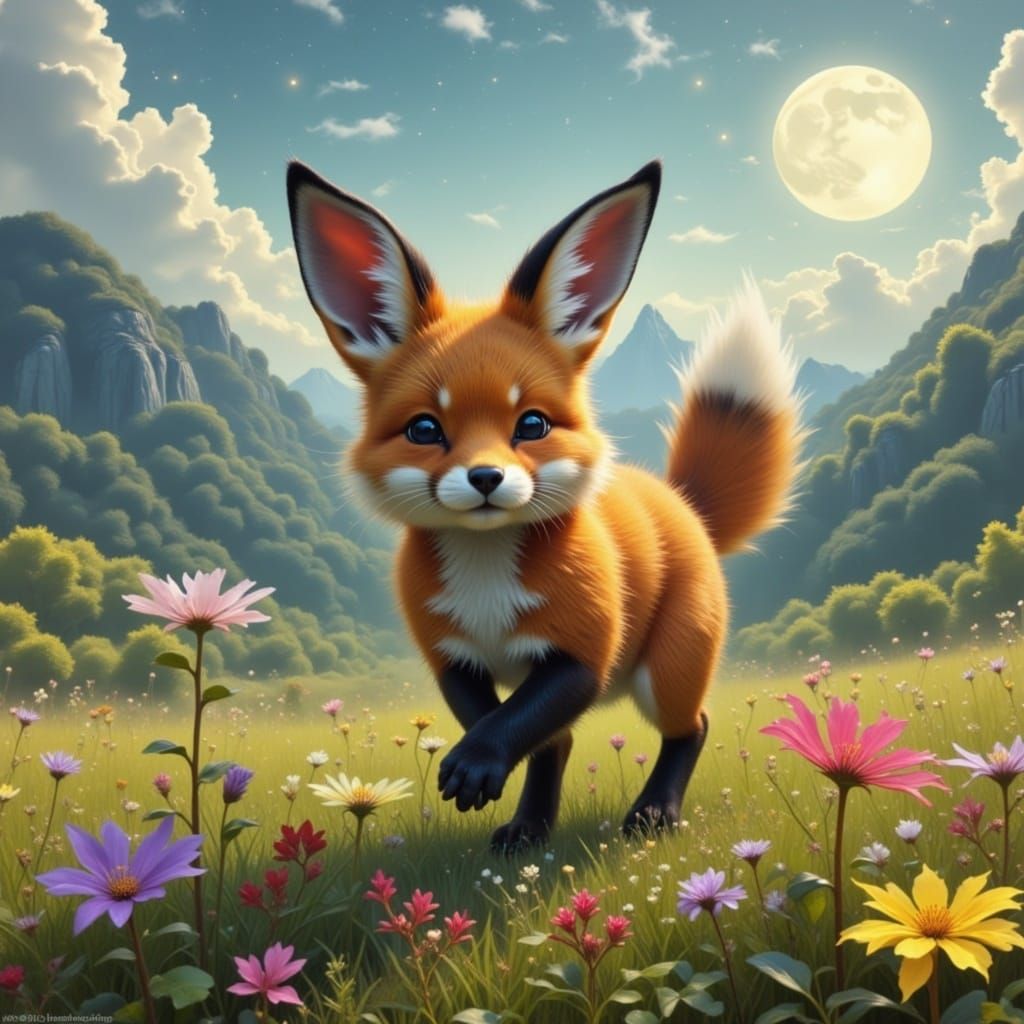 Whimsical Fable of a Rabbit and Fox