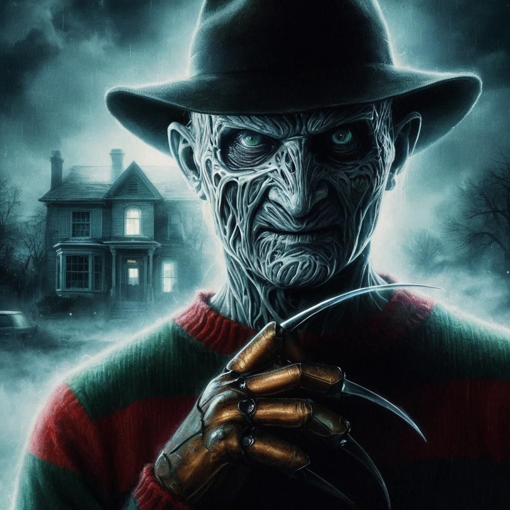 Freddy Krueger Horror Dreamscape on Elm Street