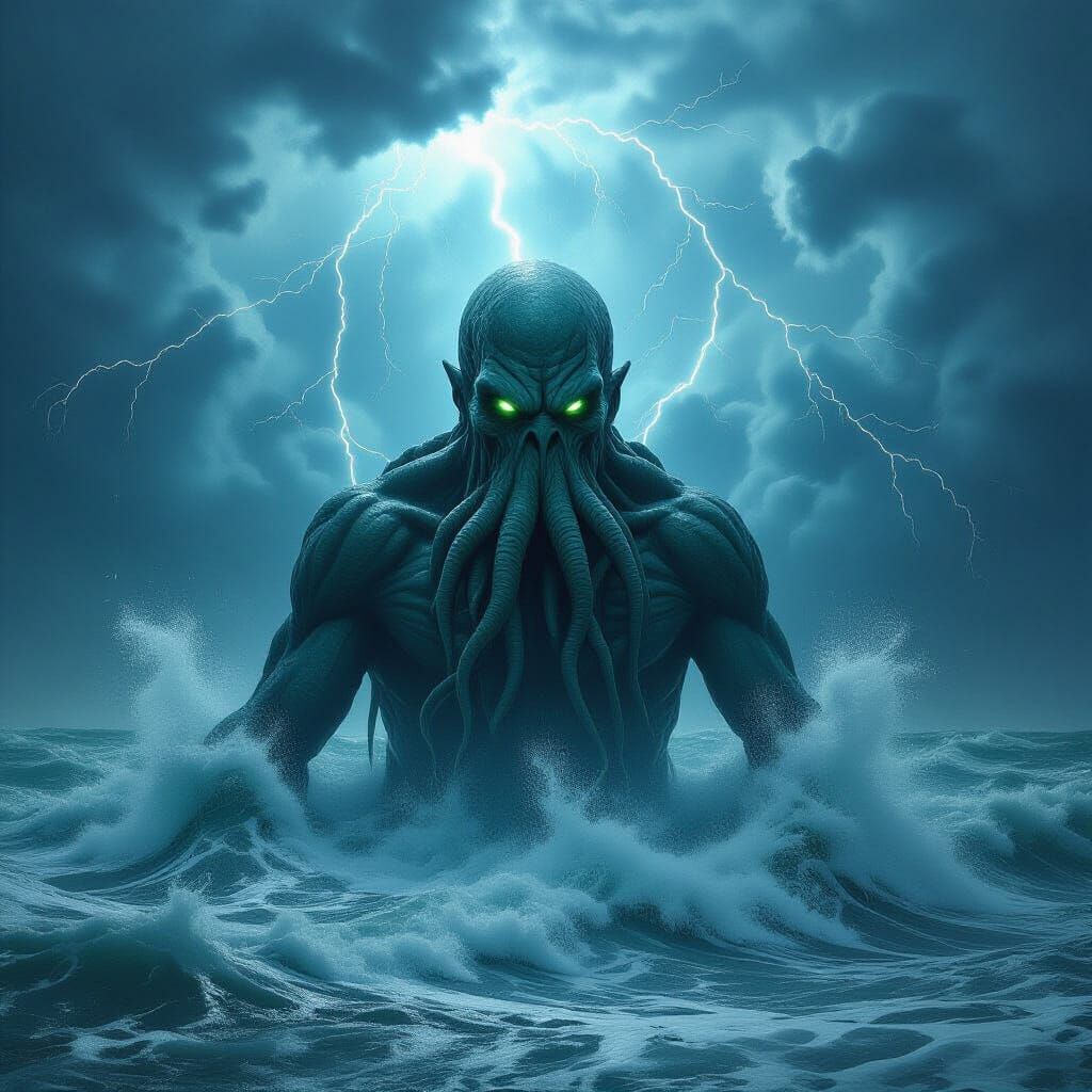 Cthulhu Emerges: Biomechanical Horror Landscape