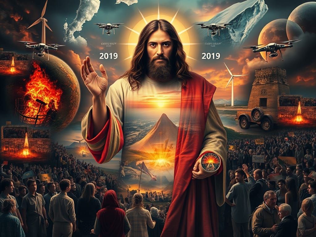Hyper-Realistic Jesus Amidst Global Events of the Past Decad...